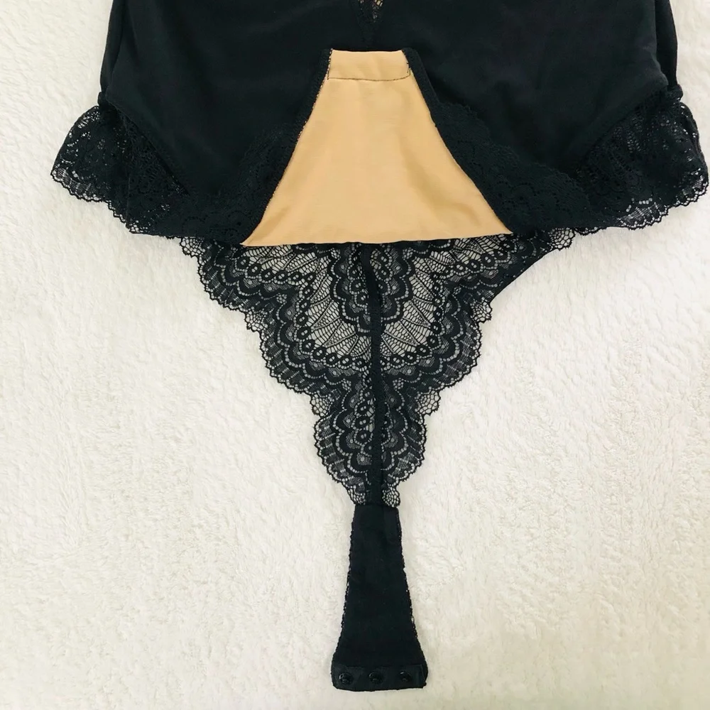 Women's Shapewear Black Bodysuit Size S